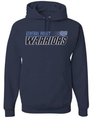 CV WARRIORS NAVY COTTON HOODIE
