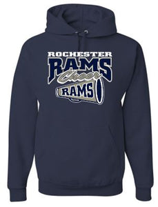 ROCHESTER LIL RAMS CHEER COTTON HOODIE