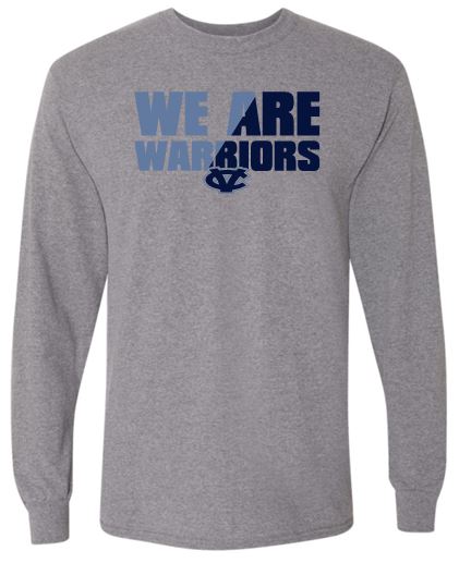 CV WARRIORS GRAY LONG SLEEVE TSHIRT