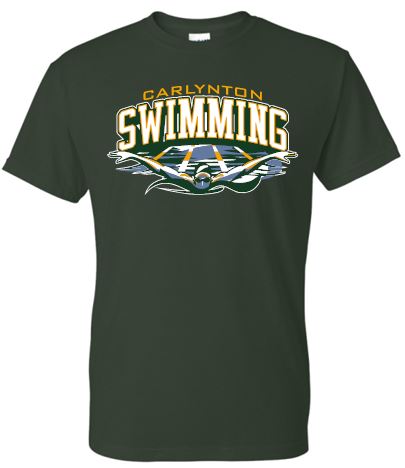 CARLYNTON SWIMMING WAVES SHORT SLEEVE GILDAN TSHIRT