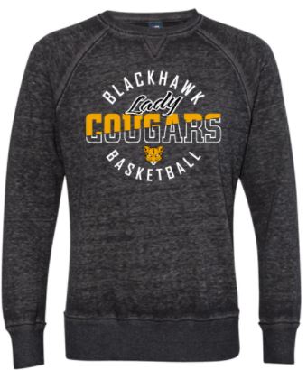 BLACKHAWK LADY COUGARS ZEN CREWNECK SWEATSHIRT