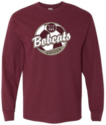 BEAVER SOCCER MAROON LONG SLEEVE TSHIRT