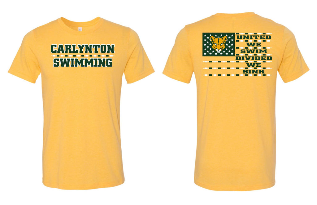 CARLYNTON SWIMMING FLAG SHORT SLEEVE GILDAN TSHIRT