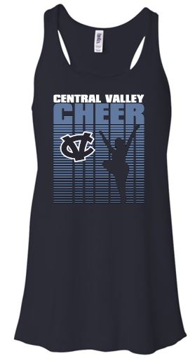 CV WARRIORS CHEER FLOWY TANK TOP