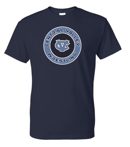 WARRIOR WRESTLING SHORT SLEEVE MOISTURE WICKING TSHIRT NAVY