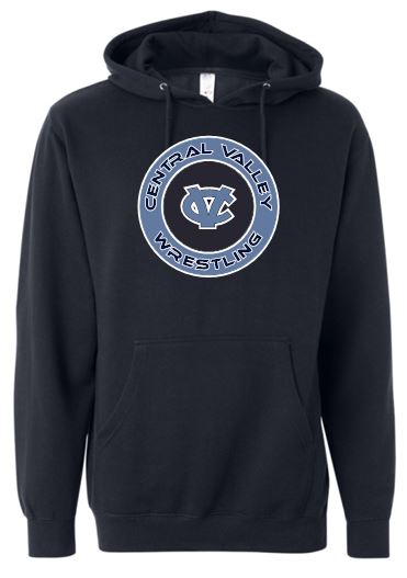 WARRIOR WRESTLING MOISTURE WICKING HOODIE NAVY