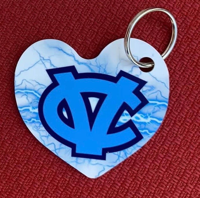 CV HEART KEYCHAIN