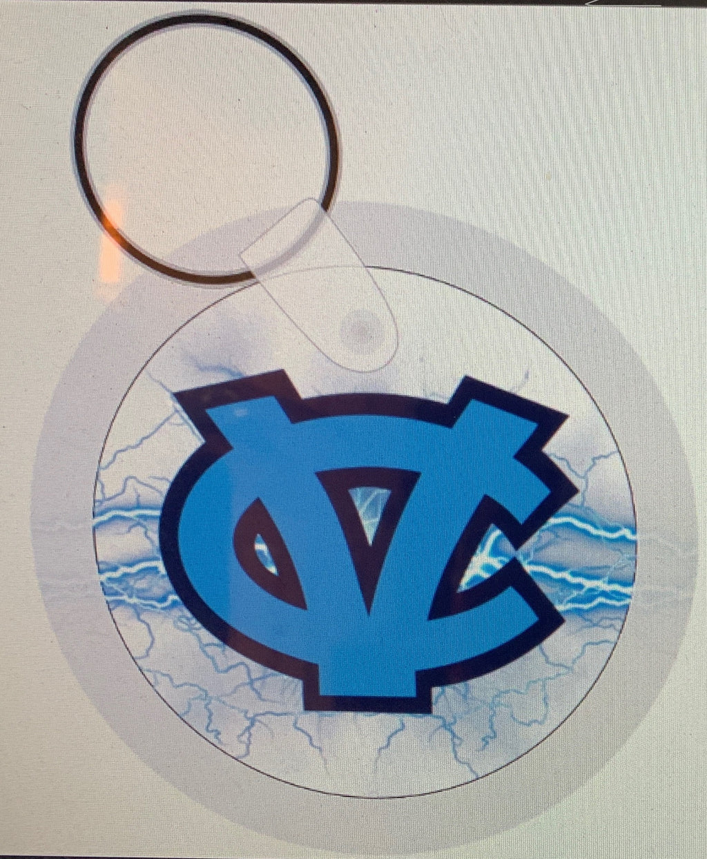 CV CIRCLE KEYCHAIN
