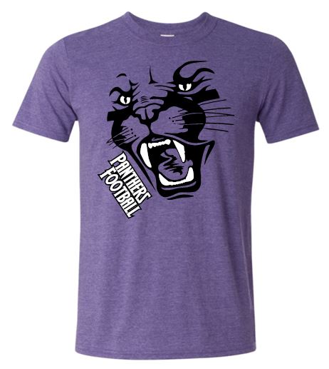 PANTHERS FOOTBALL MOISTURE WICKING TSHIRT