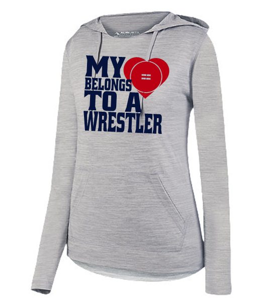 WARRIOR WRESTLING LADIES GLITTER LIGHTWEIGHT HOODIE