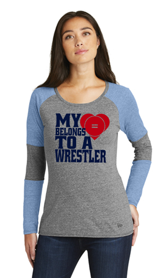 WARRIOR WRESTLING LADIES GLITTER LONG SLEEVE TSHIRT
