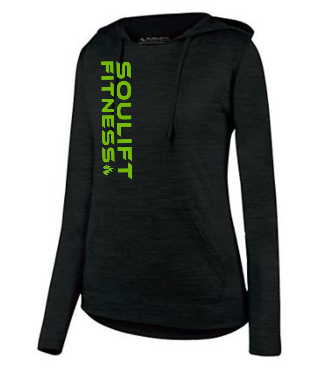 SOULIFT LADIES BLACK TONAL HOODIE