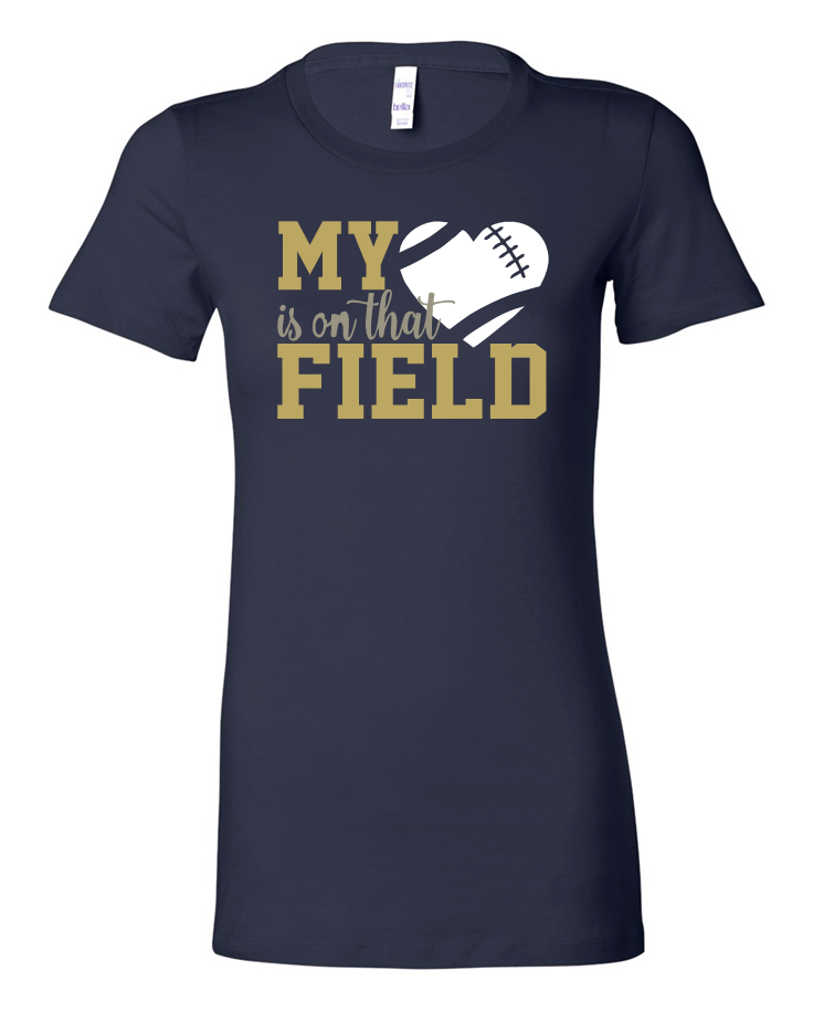 VIKING "GLITTER" MY HEART SHORT SLEEVE BELLA TSHIRT