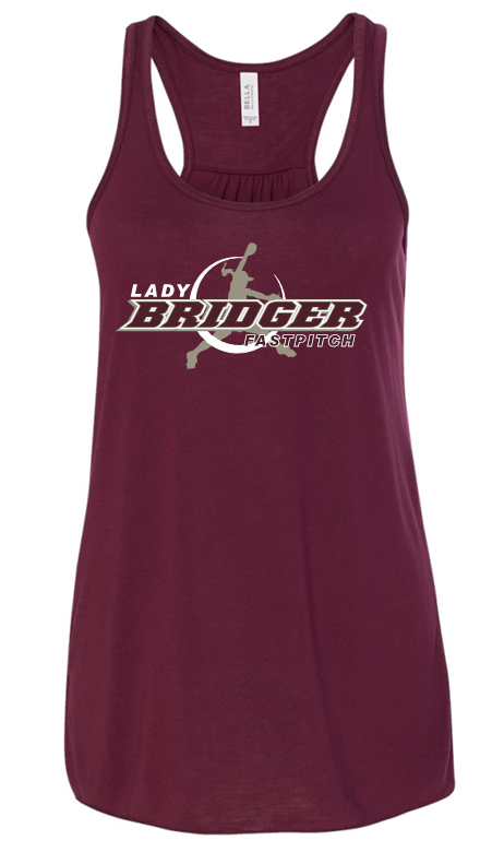 LADY BRIDGERS FASTPITCH FLOWY TANK TOP