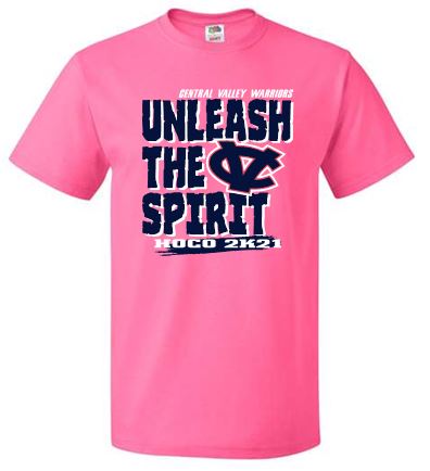CV HOCO NEON PINK TSHIRT