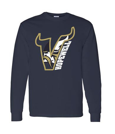 VIKING V LONG SLEEVE GILDAN TSHIRT