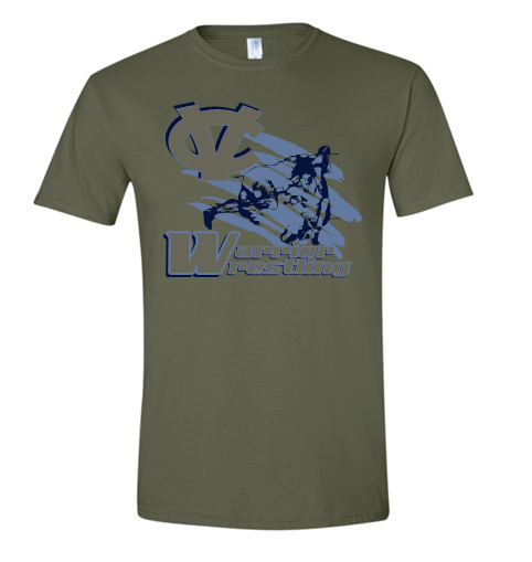 WARRIOR WRESTLING SHORT SLEEVE MOISTURE WICKING TSHIRT GRAY