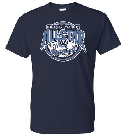 CV ALLSTARS SHORT SLEEVE GILDAN TSHIRT-NAVY BLUE