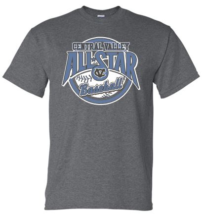 CV ALLSTARS SHORT SLEEVE GILDAN TSHIRT-GRAY