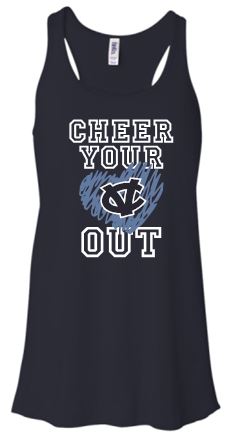 CV WARRIORS CHEEERLEADING FLOWY TANK TOP