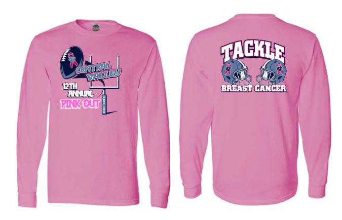 CV PINK OUT LONG SLEEVE TSHIRT