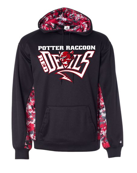 PR RED DEVILS CAMO DRIFIT HOODIE