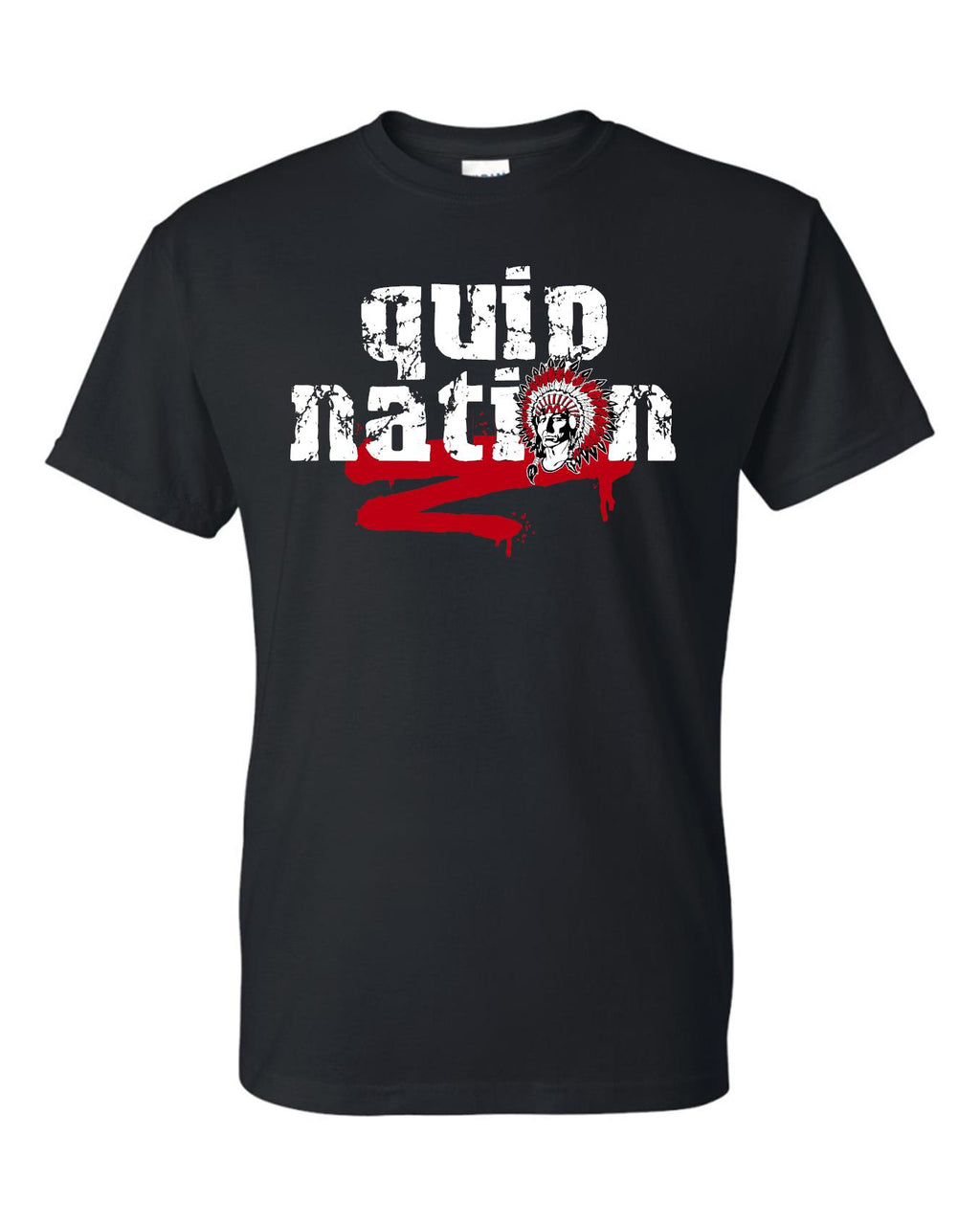 QUIP NATION BLACK SHORT SLEEVE GILDAN TSHIRT