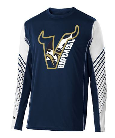 VIKINGS V LONG SLEEVE HOLLOWAY TSHIRT
